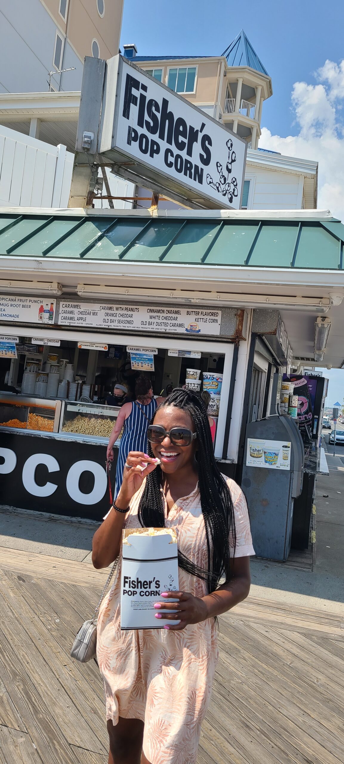 Tamara at Fisher's pop corn