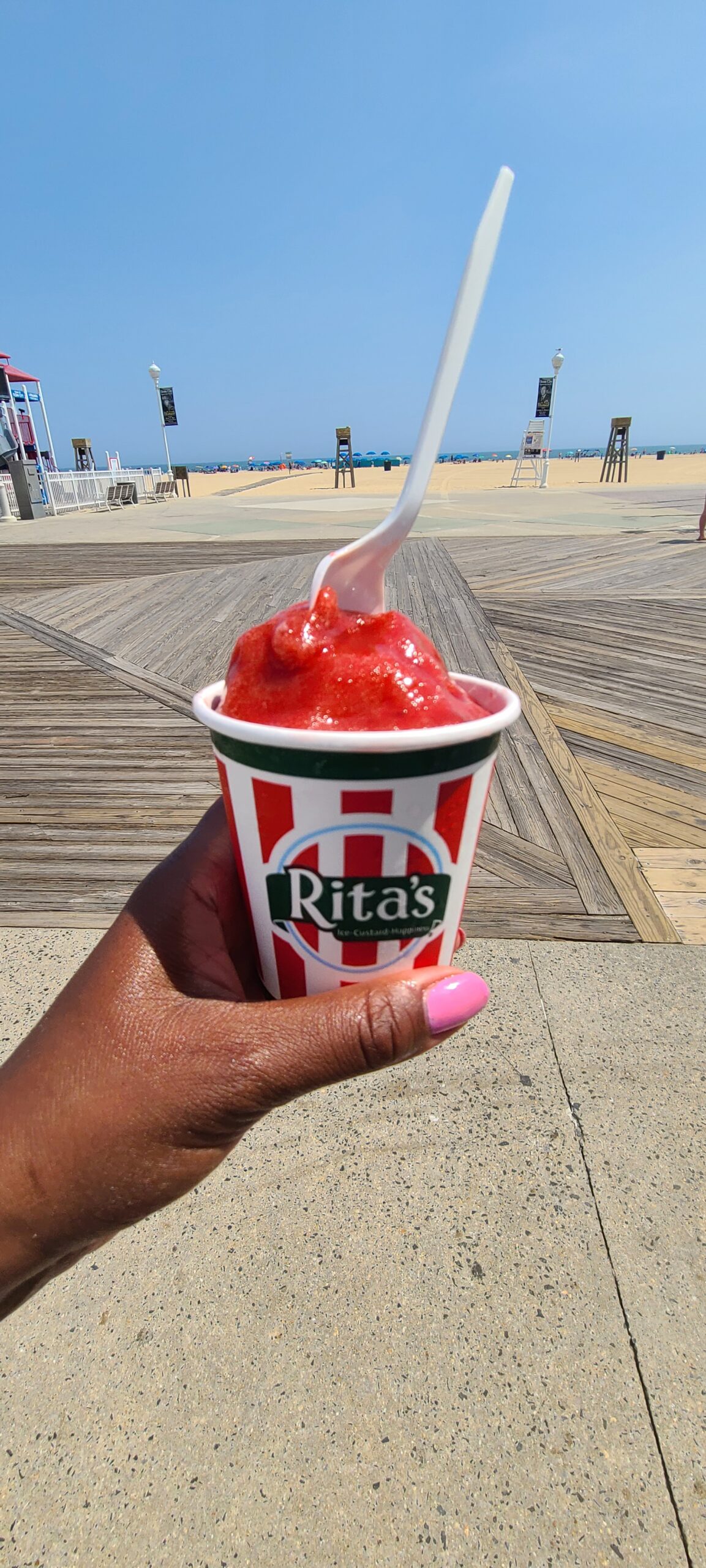 Rita's ice cream